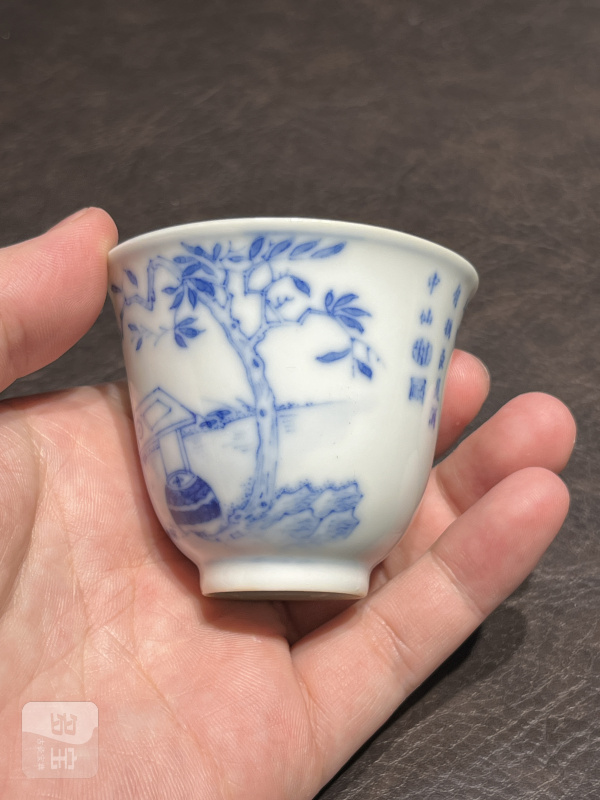 清道光 睿亲王“睿邸清赏”饮中八仙诗文酒盅一对 - 图17